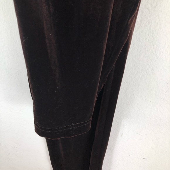 Coldwater Creek Elastic Waist Velvet Brown Size PXL Pants - Picture 4 of 7